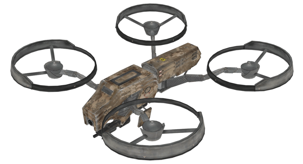 طائرة الـQuadcopter، من لعبة Call of duty.