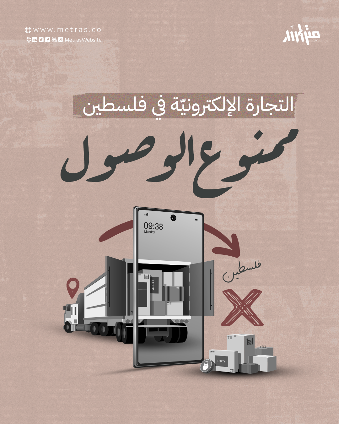 التجارة الإلكترونيّة في فلسطين.. ممنوع الوصول