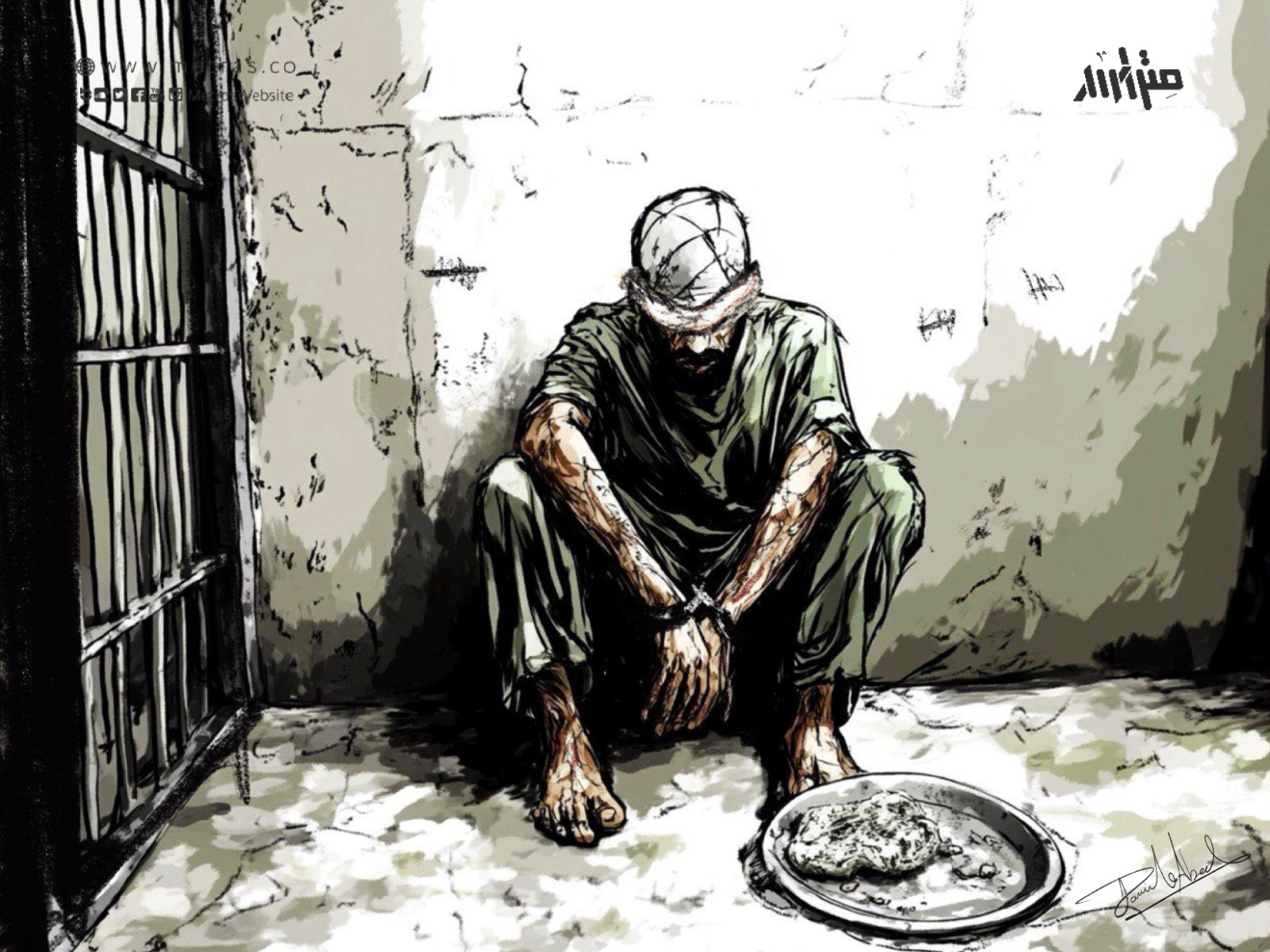 لوحة لـ جميلة عابد.