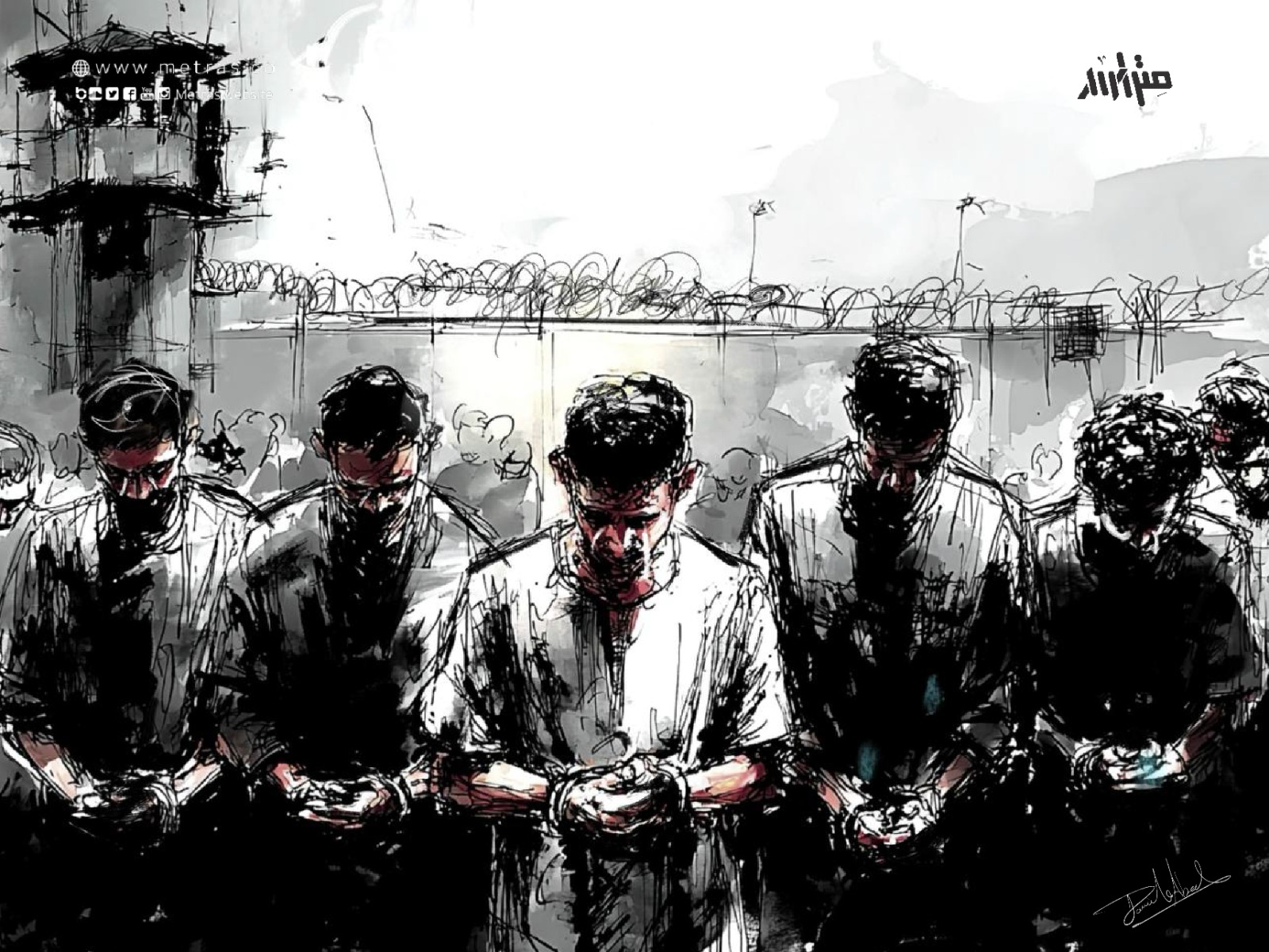 صلاة بأطراف الرموش في "سدي تيمان" 