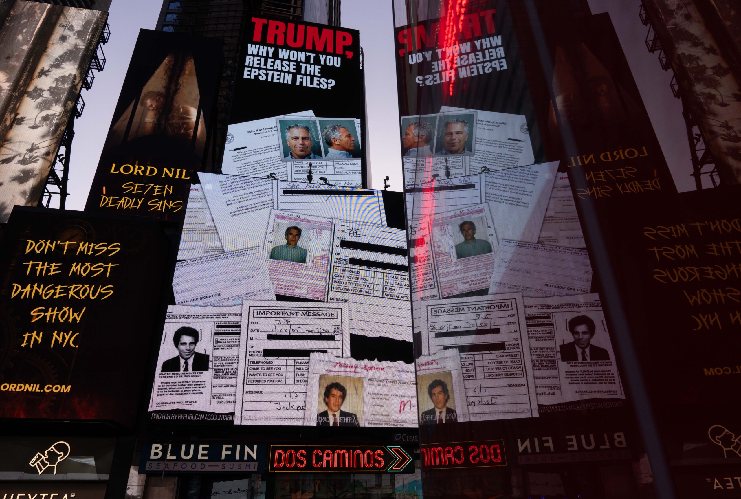 دعارة إبستين تُعيد تشكيل العالم 