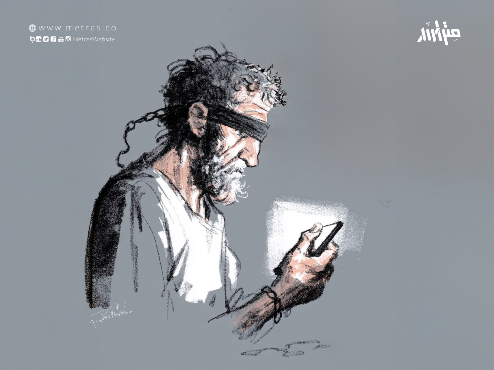 لوحة لـ جميلة عابد.